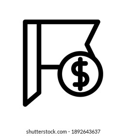flag icon or logo isolated sign symbol vector illustration - high quality black style vector icons
