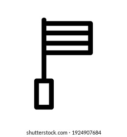 flag icon or logo isolated sign symbol vector illustration - high quality black style vector icons
