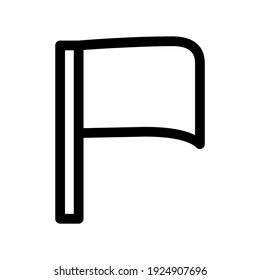 icono de bandera o logotipo símbolo de signo aislado ilustración vectorial - iconos vectoriales de estilo negro de alta calidad
