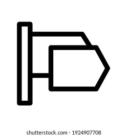 icono de bandera o logotipo símbolo de signo aislado ilustración vectorial - iconos vectoriales de estilo negro de alta calidad

