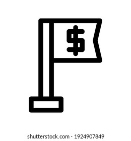flag icon or logo isolated sign symbol vector illustration - high quality black style vector icons
