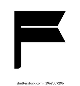 flag icon or logo isolated sign symbol vector illustration - high quality black style vector icons
