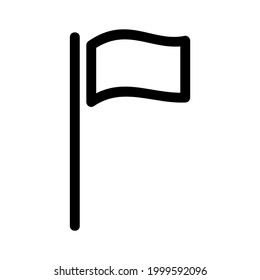 icono de bandera o logotipo símbolo de signo aislado ilustración vectorial - iconos vectoriales de estilo negro de alta calidad
