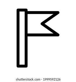 flag icon or logo isolated sign symbol vector illustration - high quality black style vector icons
