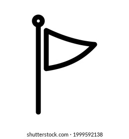 icono de bandera o logotipo símbolo de signo aislado ilustración vectorial - iconos vectoriales de estilo negro de alta calidad

