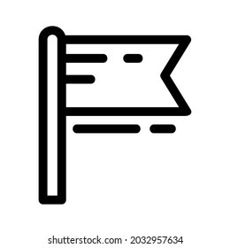 icono de bandera o logotipo símbolo de signo aislado ilustración vectorial - iconos vectoriales de estilo negro de alta calidad
