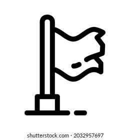 icono de bandera o logotipo símbolo de signo aislado ilustración vectorial - iconos vectoriales de estilo negro de alta calidad
