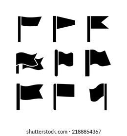 flag icon or logo isolated sign symbol vector illustration - high quality black style vector icons
