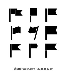 flag icon or logo isolated sign symbol vector illustration - high quality black style vector icons
