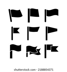 flag icon or logo isolated sign symbol vector illustration - high quality black style vector icons
