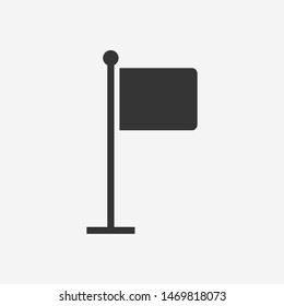 Flag icon. New trendy flag vector illustration symbol.