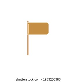 Icono de marca en fondo blanco