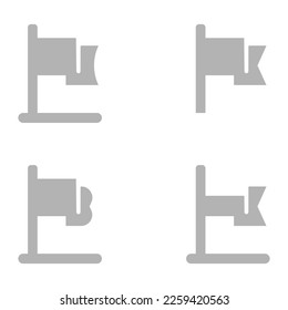 flag icon on a white background, vector illustration, vector illustration