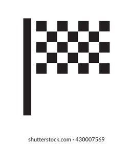 flag icon pennant vector start finish image logo sign black design mark small