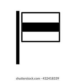 flag icon pennant vector start finish image logo sign black design mark small