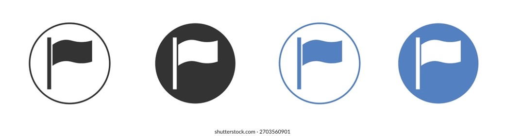 Flag icon pictogram for your web site design, logo