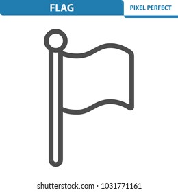 Flag Icon. Professional, pixel perfect icons optimized for both large and small resolutions. EPS 8 format. 12x size for preview.