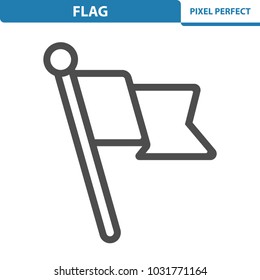 Flag Icon. Professional, pixel perfect icons optimized for both large and small resolutions. EPS 8 format. 12x size for preview.