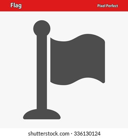 Flag Icon. Professional, pixel perfect icon optimized for both large and small resolutions. EPS 8 format.