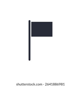 flag icon. projector Symbol sign for mobile concept and web design. Vector icon, Logo illustration, Vector graphics