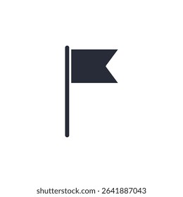 flag icon. projector Symbol sign for mobile concept and web design. Vector icon, Logo illustration, Vector graphics