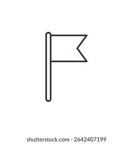 icono de la bandera. signo del símbolo del proyector para el concepto y el Diseño web móviles. Icono de Vector, Ilustración de logotipo, Vector