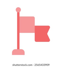A flag icon representing a goal, milestone, or achievement