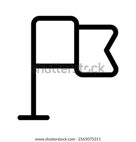 A flag icon representing a goal, milestone, or achievement
