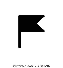 Icono de marca que representa una marca ondulatoria para marcar, señalizar o notificar