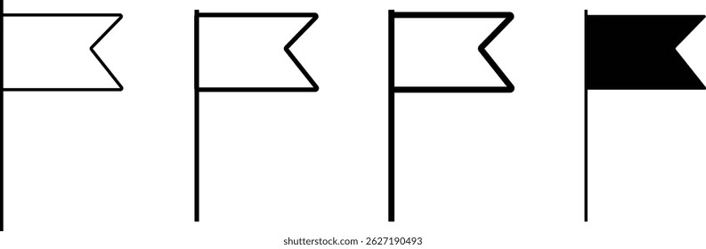 flag icon set. global positioning system. Waving flag icons. ripped banner and grunge symbol

