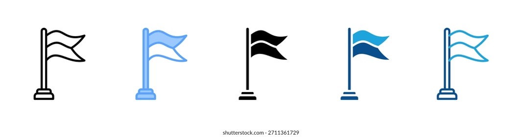 Conjunto de iconos de marca colección de estilos múltiples