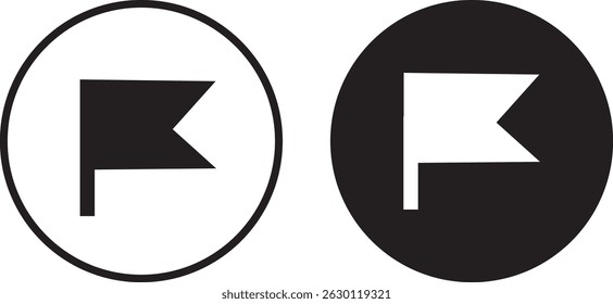 Flag icon set vactor. Different flag icons set. Set of red flag icons illustration symbol,
