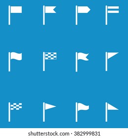 Flag icon set . Vector illustration