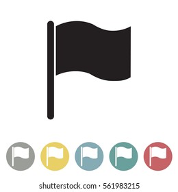 Flag icon set.Vector illustration
