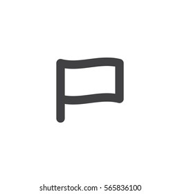 flag icon. sign design