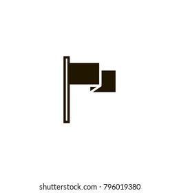 flag icon. sign design