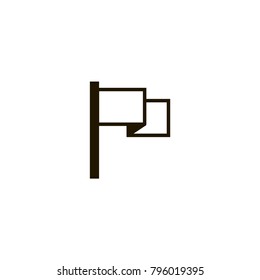 flag icon. sign design