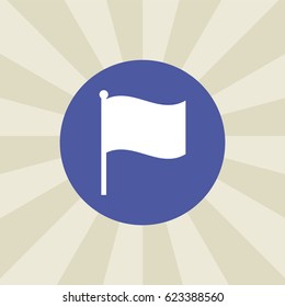 flag icon. sign design. background