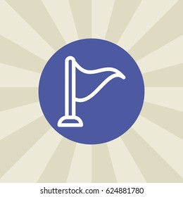 flag icon. sign design. background