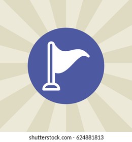 flag icon. sign design. background
