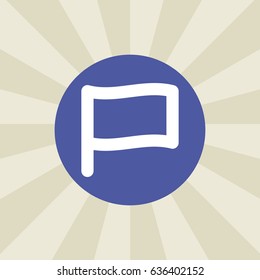 flag icon. sign design. background