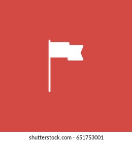 flag icon. sign design. red background