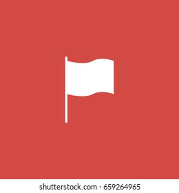 flag icon. sign design. red background
