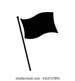 flag icon sign signifier vector isolated on white background Illustration
