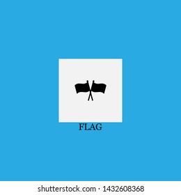 flag icon sign signifier vector