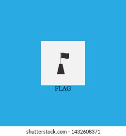 flag icon sign signifier vector