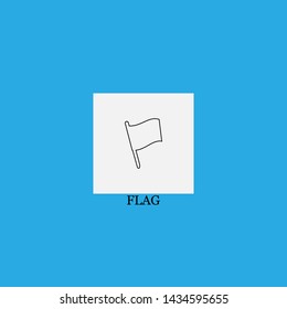 flag icon sign signifier vector