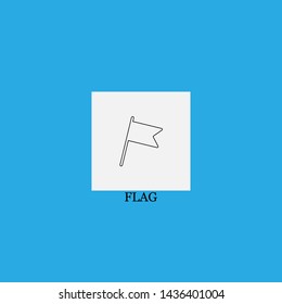 flag icon sign signifier vector