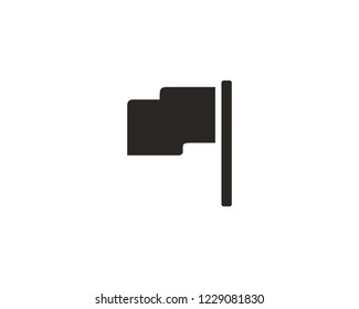 Flag icon sign symbol