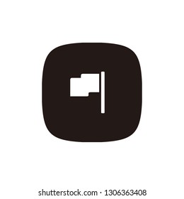 Flag icon sign symbol
